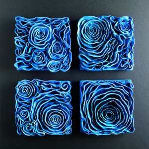 Silvano Bavia - "Roses 3D tiles"